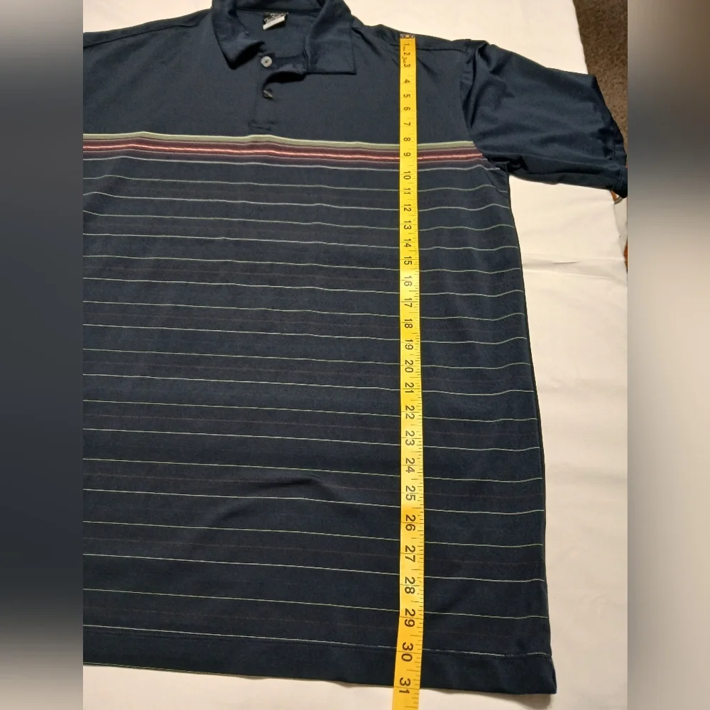 Nike‎ Men's Navy Polo Shirt with Striped Design